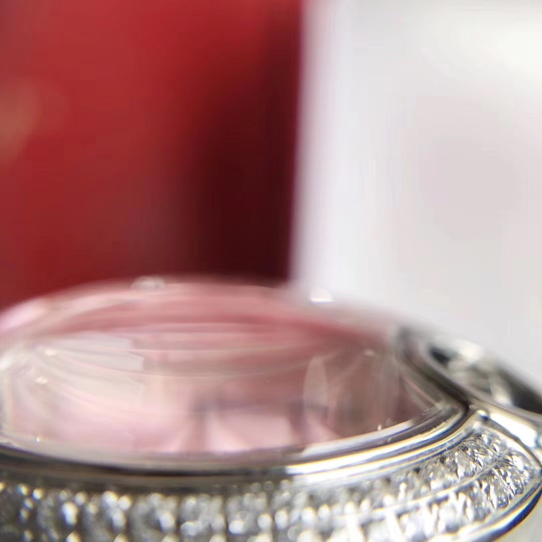 Cartier 卡地亚蓝气球33尺寸镶钻粉色女款腕表