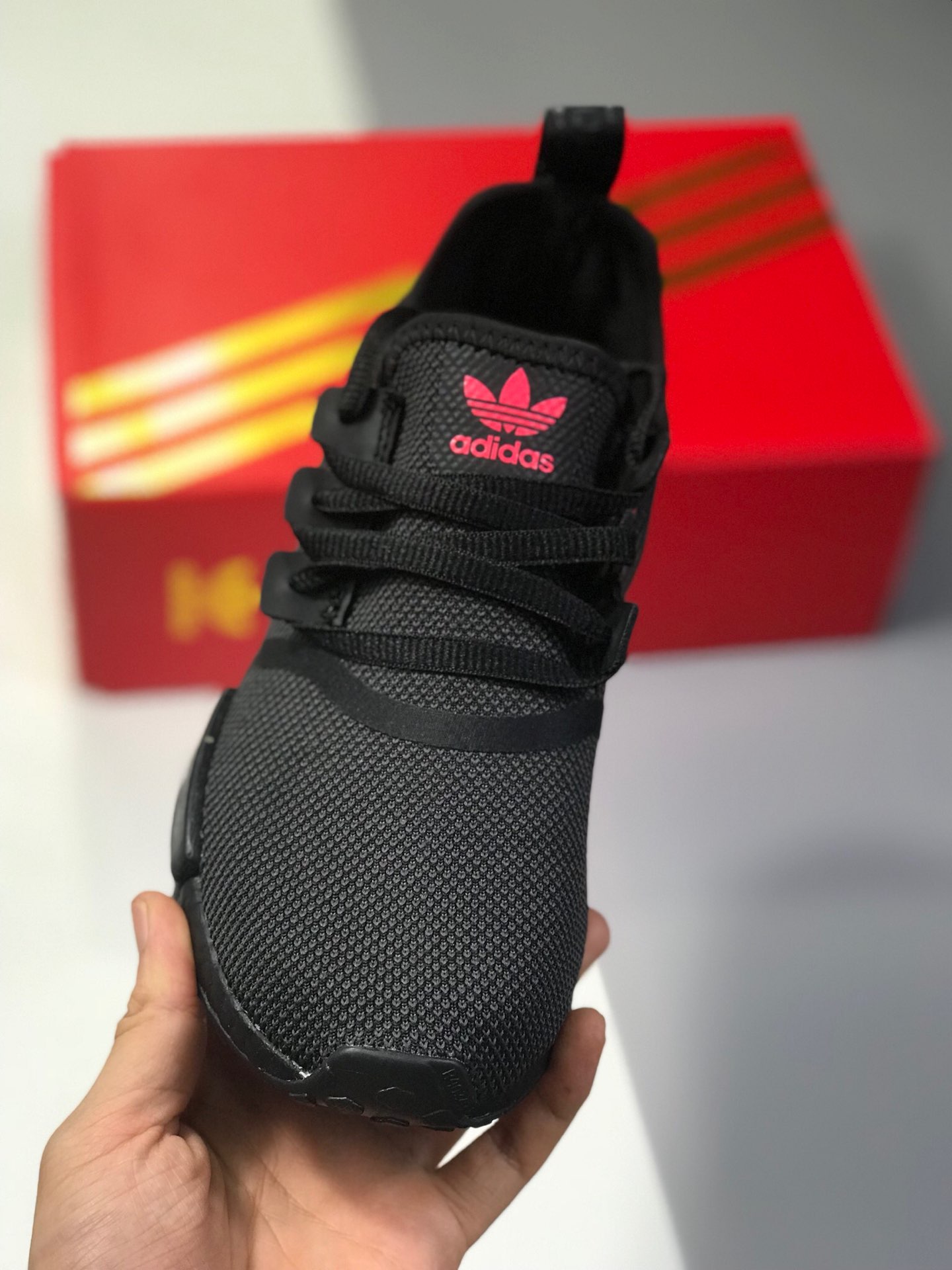 280Adidas NMD R1 中国狮头刺绣款原装巴斯夫boost鞋底 原盒原标