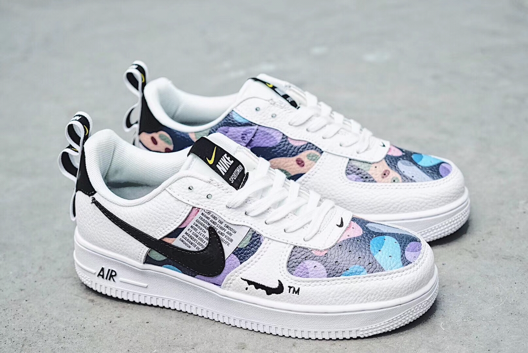 190  新款出货 海外新品 公司级 Nike Air Force 1 Low '07 Aape联名 结构简版空军一号低帮休闲板鞋  定制皮料 原盒原标 内置全掌气垫 货号：AR7719-100