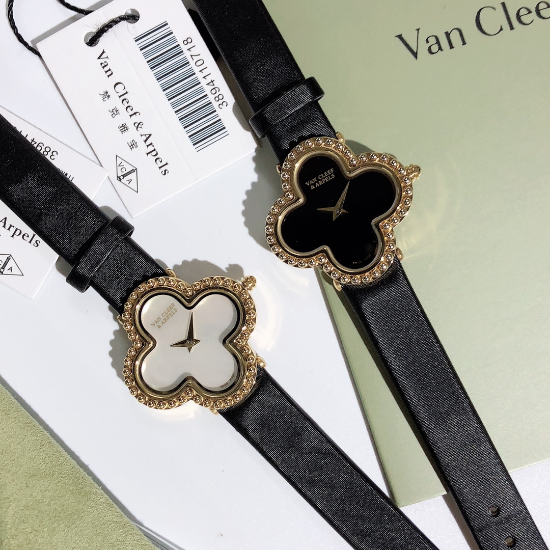 梵克雅宝-VanCleefArpelsAlhambra系列腕表继续沿袭梵克雅宝的标志性图案散发恒久隽永的