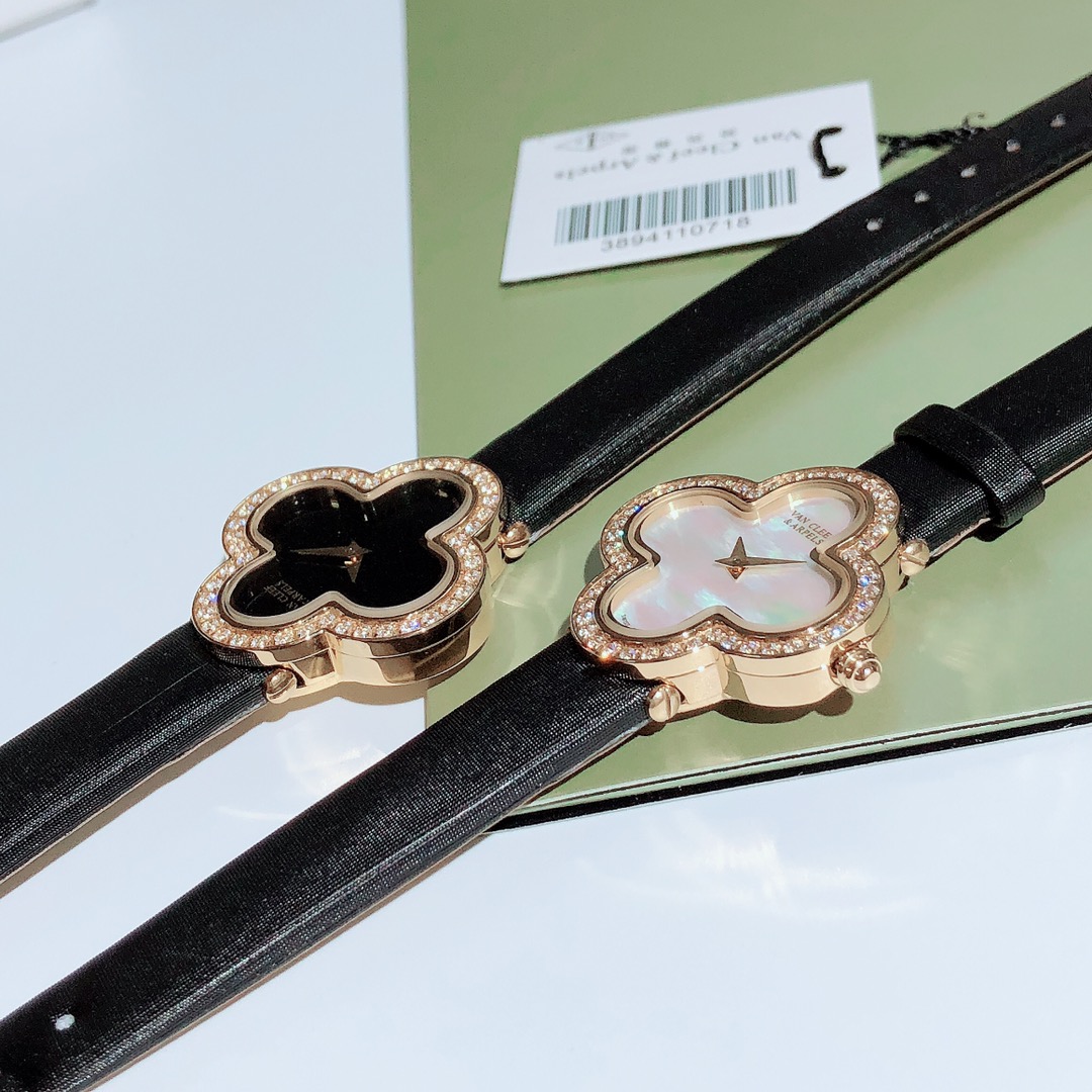 梵克雅宝-VanCleefArpelsAlhambra系列腕表继续沿袭梵克雅宝的标志性图案散发恒久隽永的
