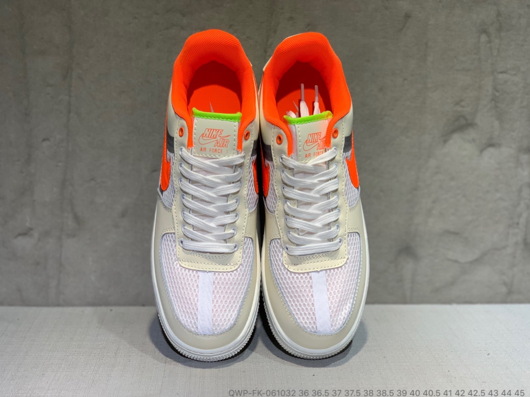 130真标半码  Nike Air Force 1 网面跑鞋