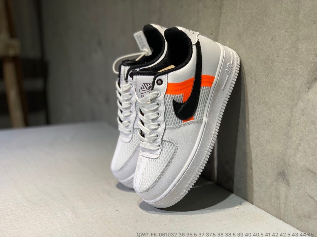 130真标半码  Nike Air Force 1 网面跑鞋
