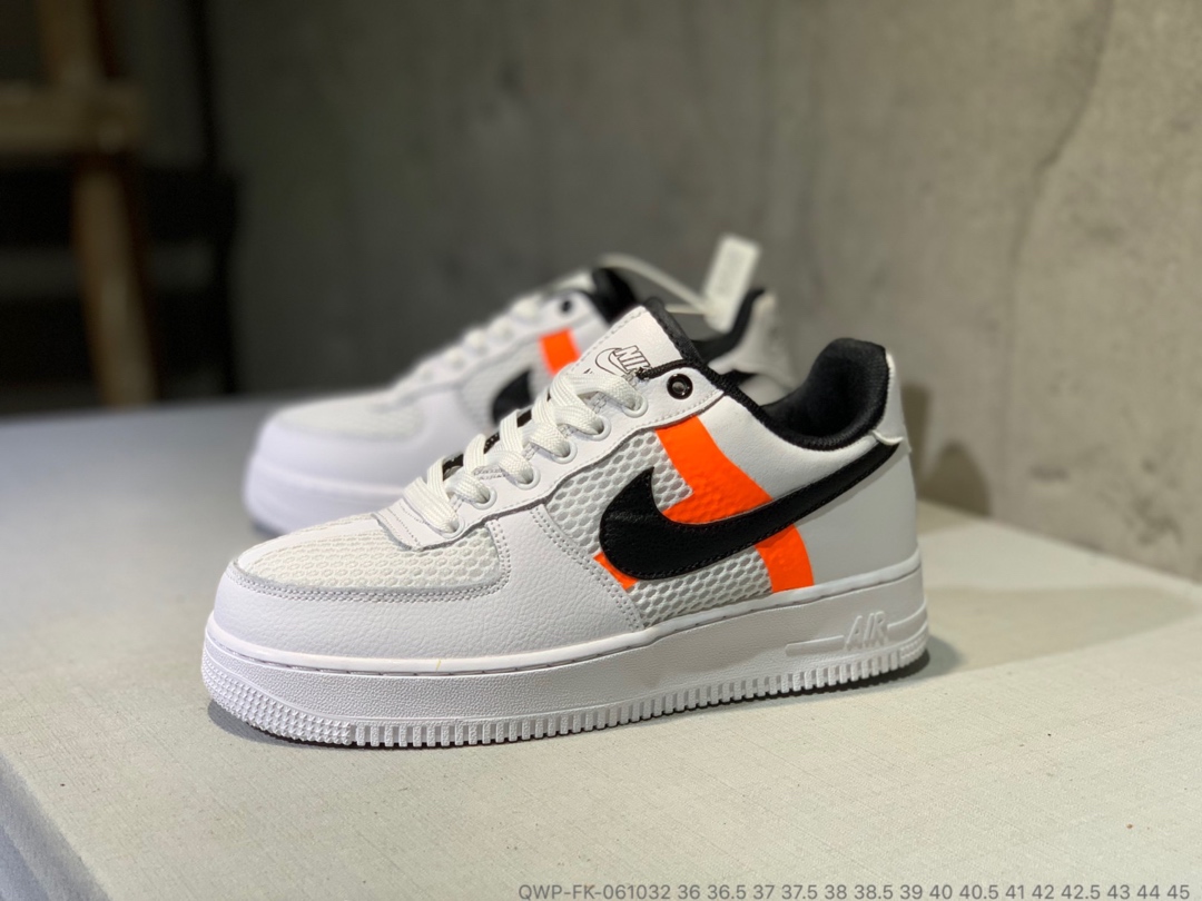 130真标半码  Nike Air Force 1 网面跑鞋