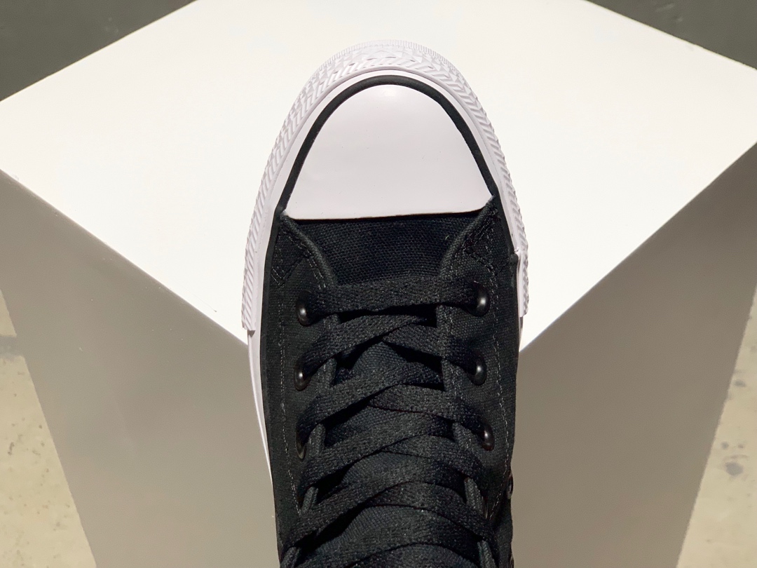 160日本匡威100周年纪念款Converse ALL STAR GOLDZIP HI 限定白金/黑金高帮拉链帆布鞋