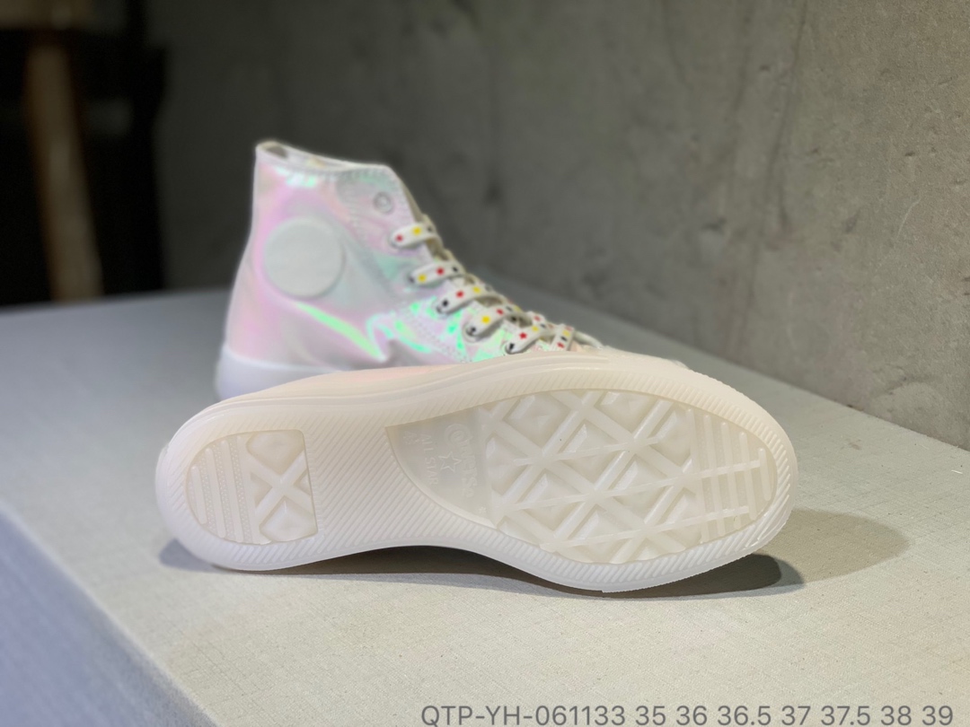 180真标半码  Converse 匡威炫彩系列果冻底 配两幅鞋带