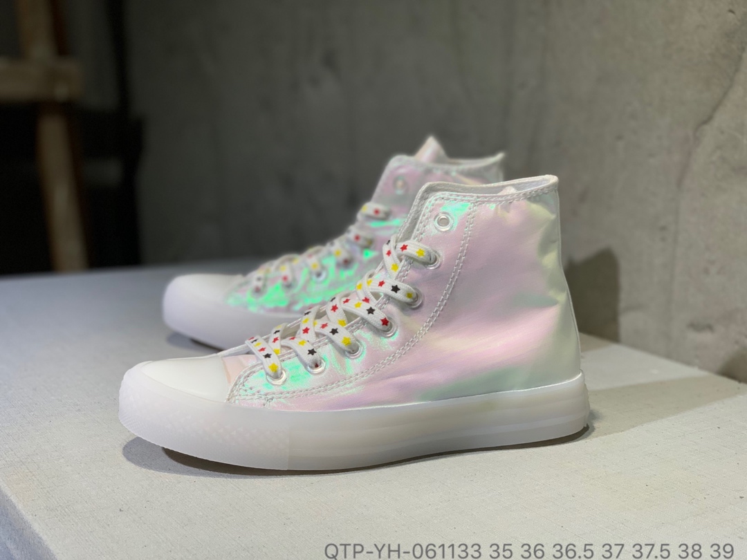 180真标半码  Converse 匡威炫彩系列果冻底 配两幅鞋带