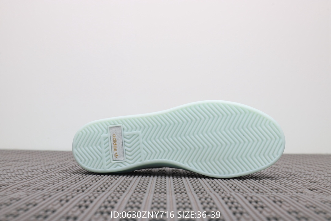 105阿迪达斯Adidas Sleek W 杨幂同款 低帮休闲小白鞋