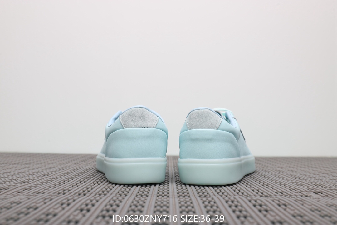 105阿迪达斯Adidas Sleek W 杨幂同款 低帮休闲小白鞋