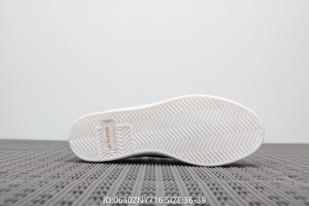 105阿迪达斯Adidas Sleek W 杨幂同款 低帮休闲小白鞋