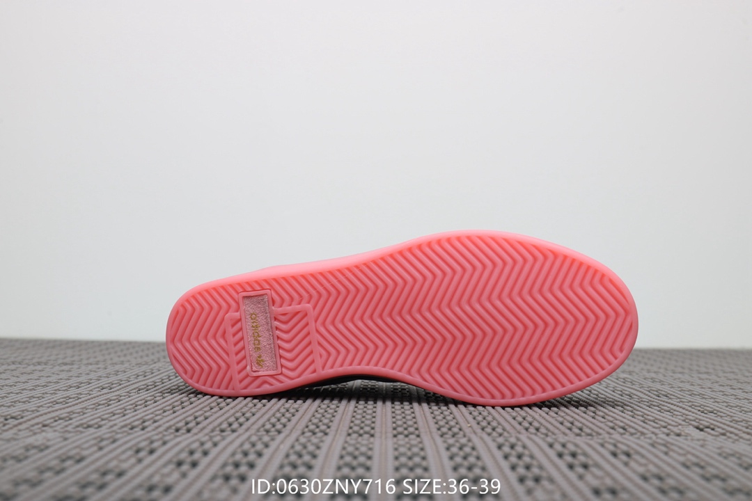 105阿迪达斯Adidas Sleek W 杨幂同款 低帮休闲小白鞋