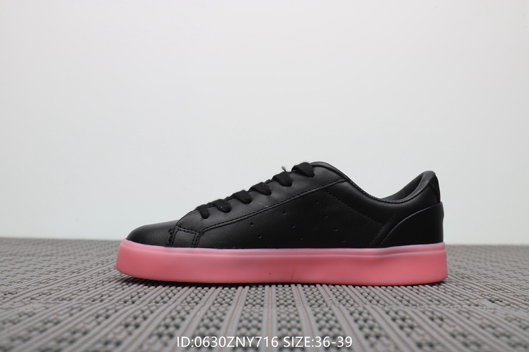 105阿迪达斯Adidas Sleek W 杨幂同款 低帮休闲小白鞋