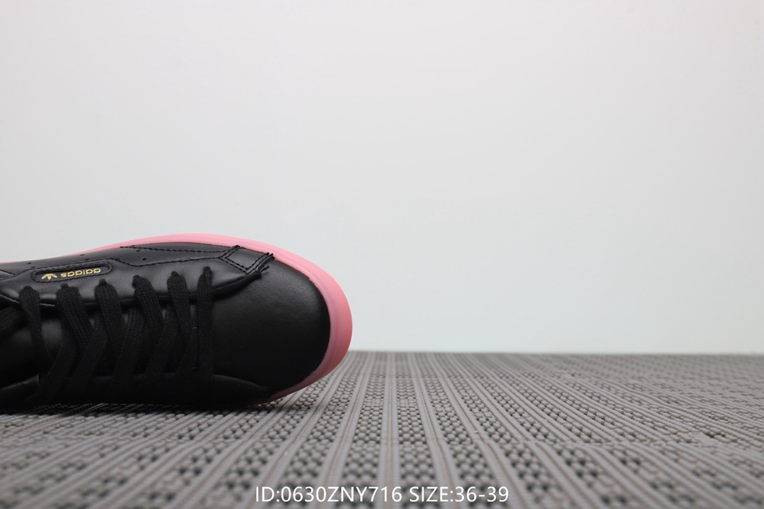 105阿迪达斯Adidas Sleek W 杨幂同款 低帮休闲小白鞋