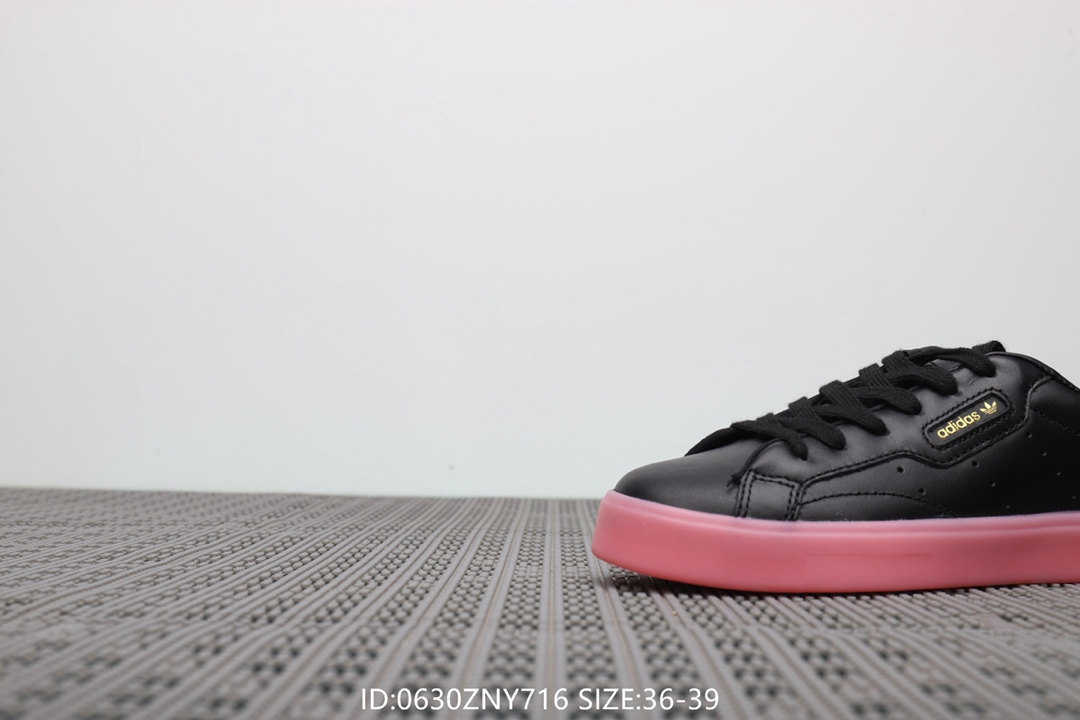 105阿迪达斯Adidas Sleek W 杨幂同款 低帮休闲小白鞋