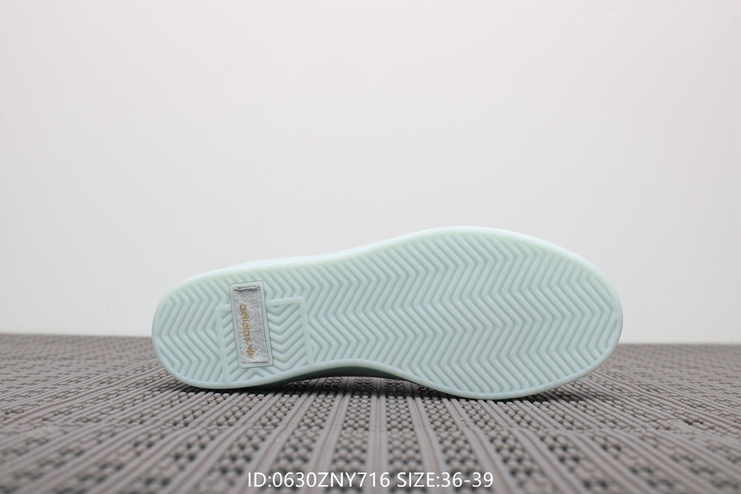 105阿迪达斯Adidas Sleek W 杨幂同款 低帮休闲小白鞋