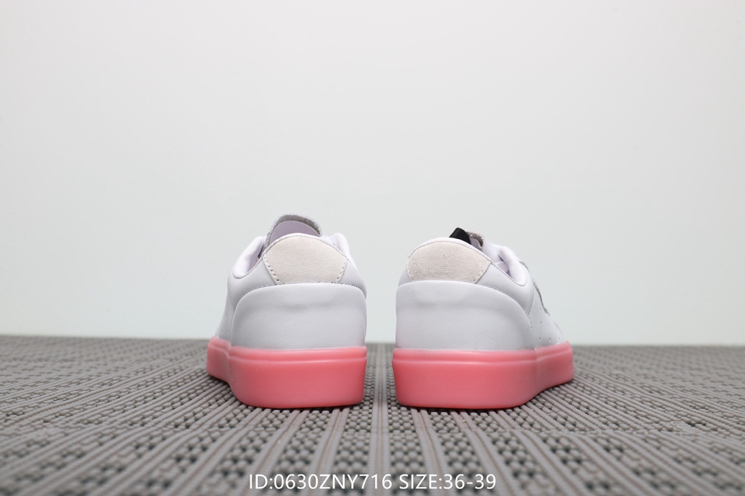 105阿迪达斯Adidas Sleek W 杨幂同款 低帮休闲小白鞋