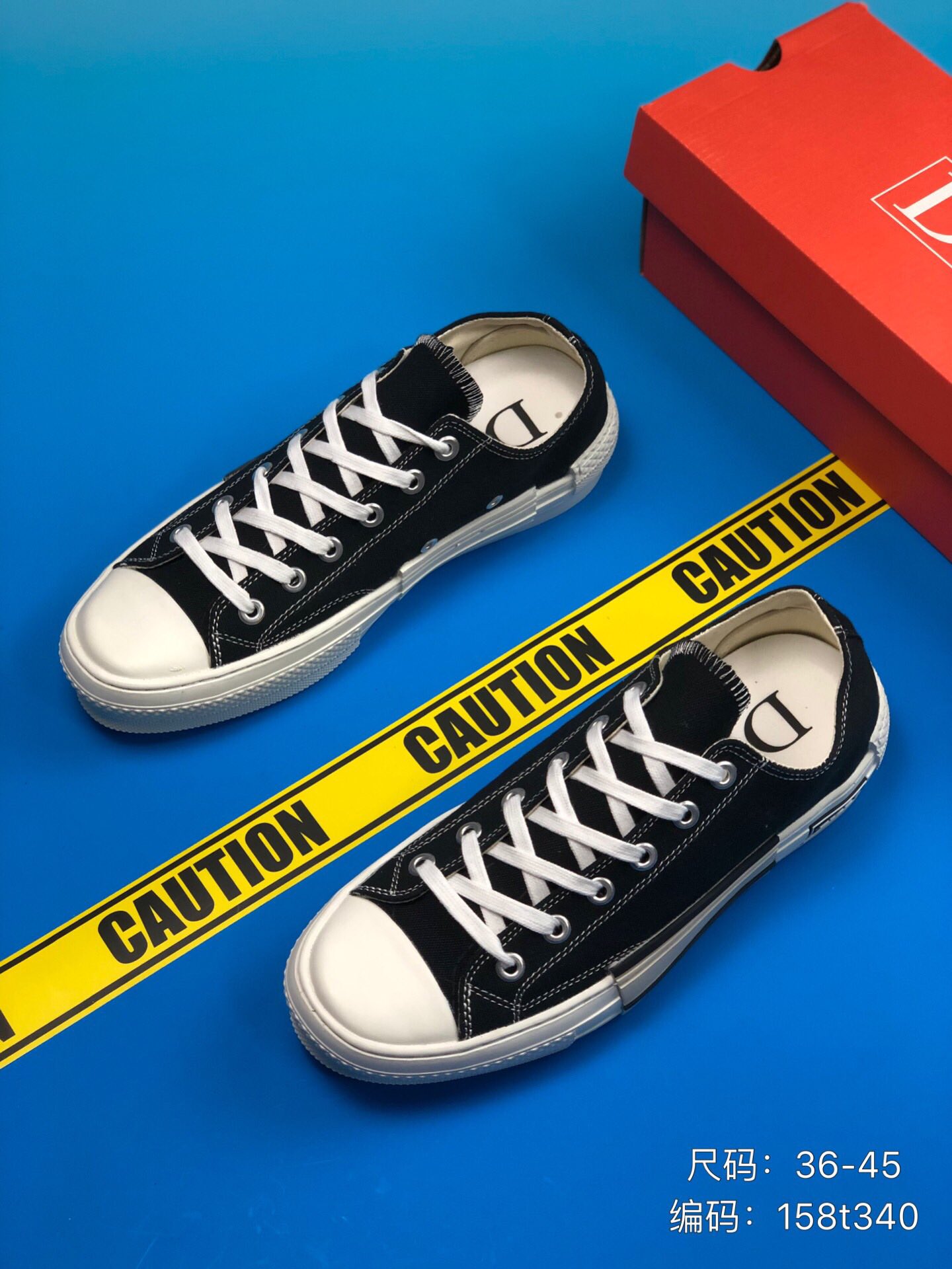 130 Dior 专柜同步新品 耐磨帆布拼接 原厂组合大底 手工缝边 奢侈时尚帆布鞋