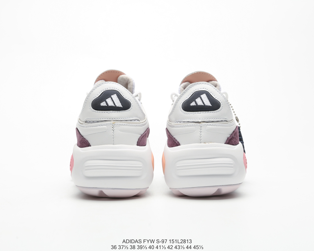 150全新复古鞋型 阿迪达斯Adidas FYW S-97天足跑鞋 缓震复古老爹休闲运动慢跑鞋