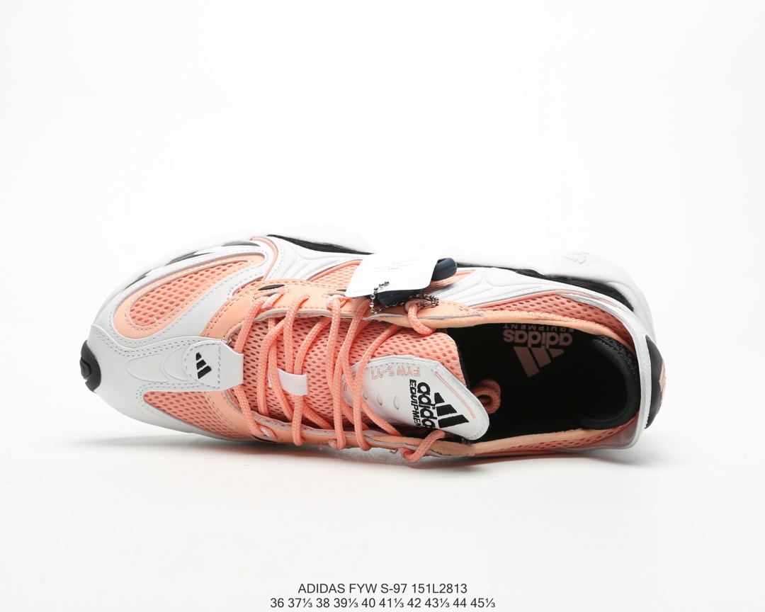 150全新复古鞋型，阿迪达斯Adidas FYW S-97天足跑鞋 缓震复古老爹休闲运动慢跑鞋