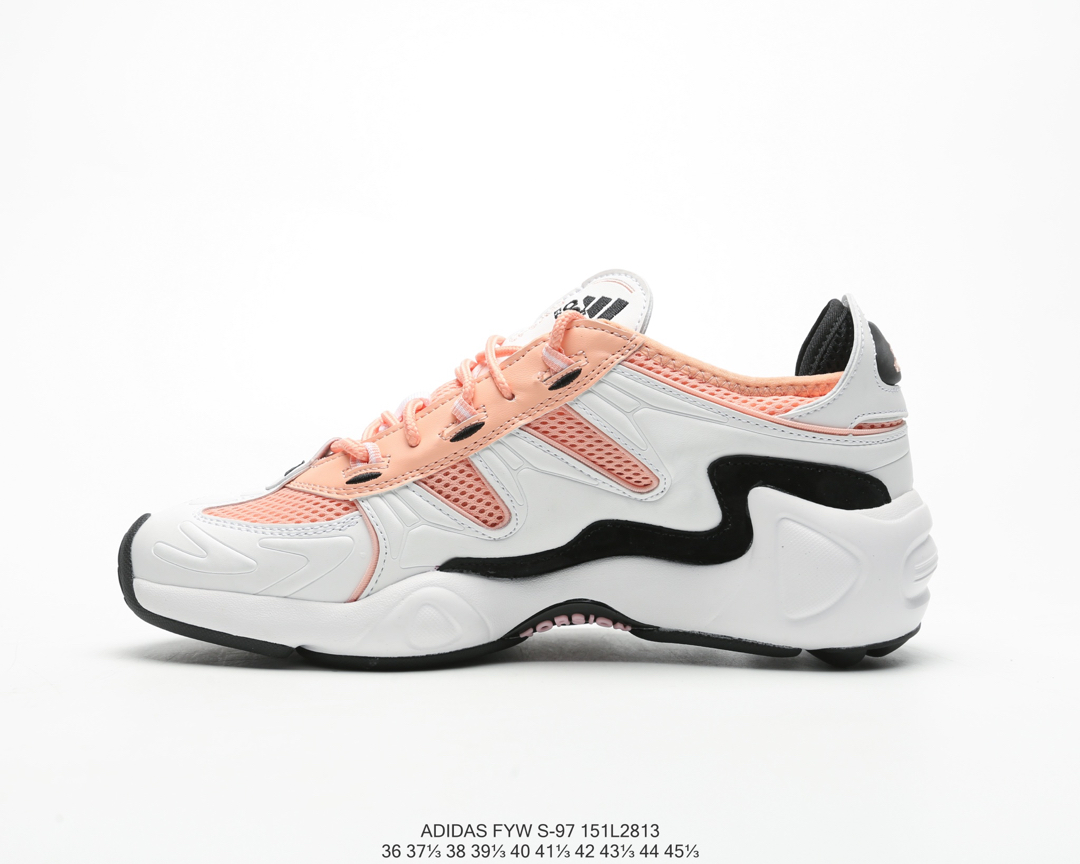 150全新复古鞋型，阿迪达斯Adidas FYW S-97天足跑鞋 缓震复古老爹休闲运动慢跑鞋
