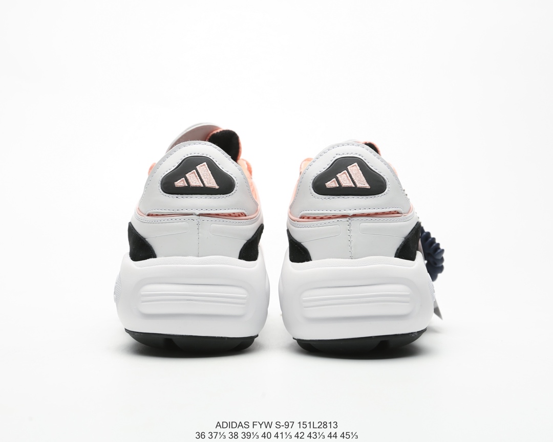 150全新复古鞋型，阿迪达斯Adidas FYW S-97天足跑鞋 缓震复古老爹休闲运动慢跑鞋