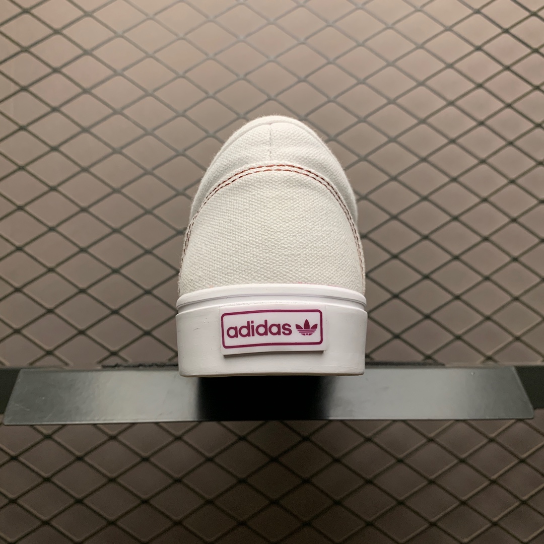 100 福利特价 Adidas 阿迪达斯 ADI-EASE 新校园低帮休闲帆布板鞋 CQ1065