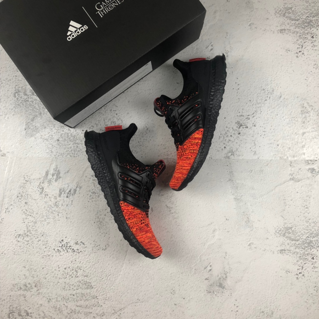 220公司级 原装真爆 UB4.0 权利游戏联名款 GAME OF THRONES x Adidas Ultra Boost “Targaryen's Dragons” 坦格利安龙   货号：EE3709