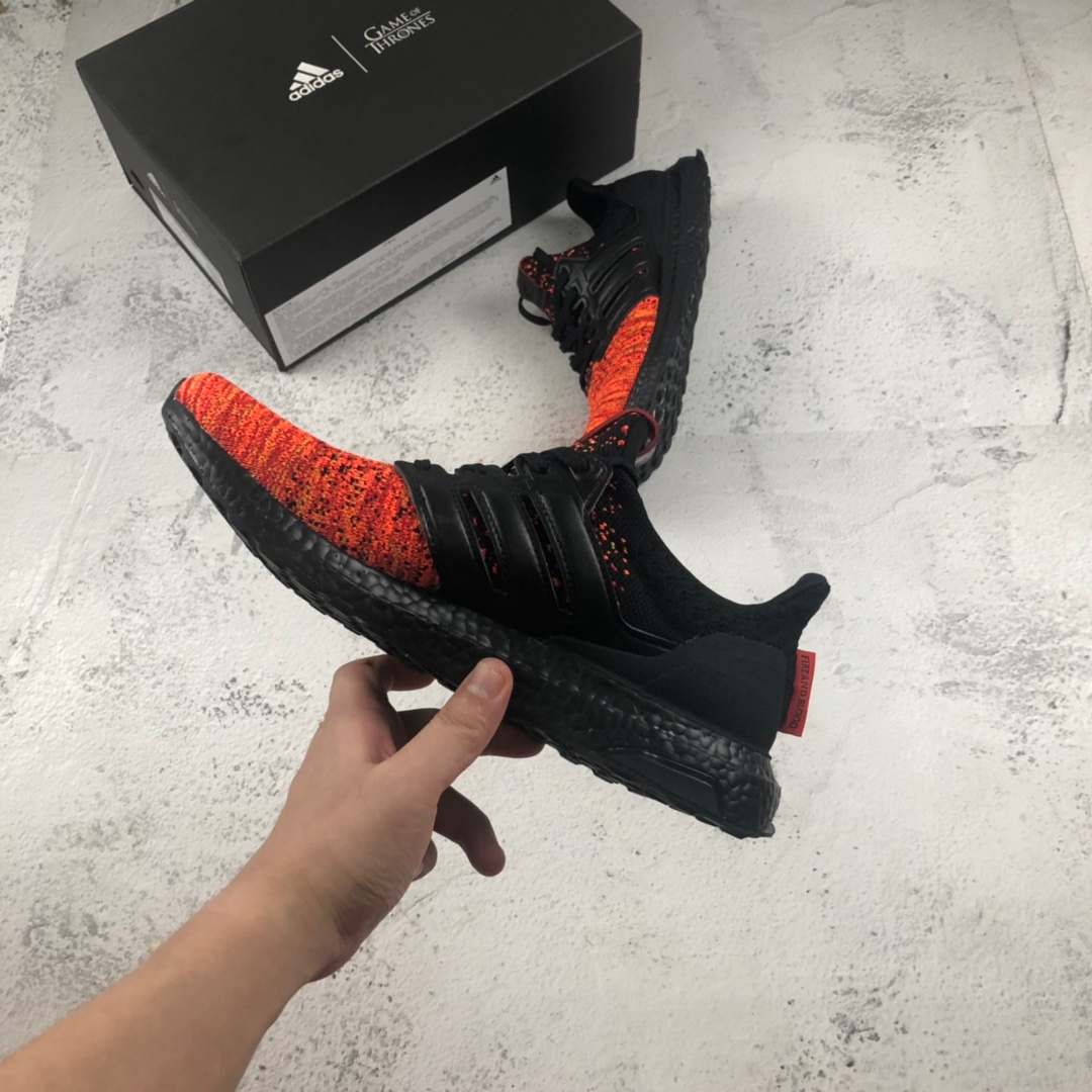 220公司级 原装真爆 UB4.0 权利游戏联名款 GAME OF THRONES x Adidas Ultra Boost “Targaryen's Dragons” 坦格利安龙   货号：EE3709