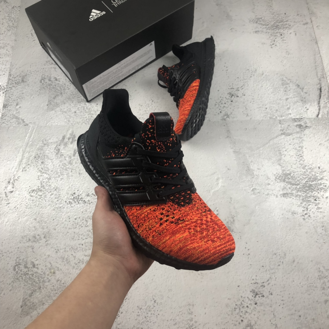 220公司级 原装真爆 UB4.0 权利游戏联名款 GAME OF THRONES x Adidas Ultra Boost “Targaryen's Dragons” 坦格利安龙   货号：EE3709
