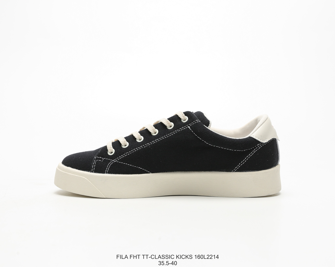 120 Fila 斐乐 Fht TT-Classic Kicks 低帮帆布校园板鞋