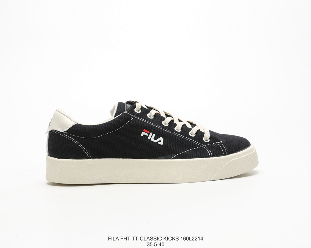 120 Fila 斐乐 Fht TT-Classic Kicks 低帮帆布校园板鞋