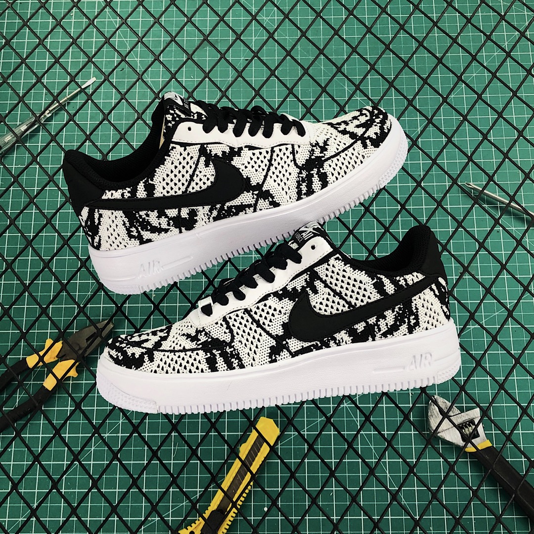 180   新款出货  耐克 Nike AIR FORCE 1 FLYKNIT 2.0 空军织唛 轻便休闲板鞋 内置sole气垫