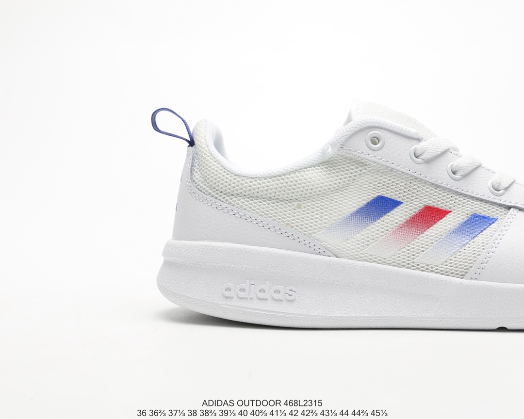 130Adidas Outdoor 阿迪达斯三叶草夏季透气低帮板鞋