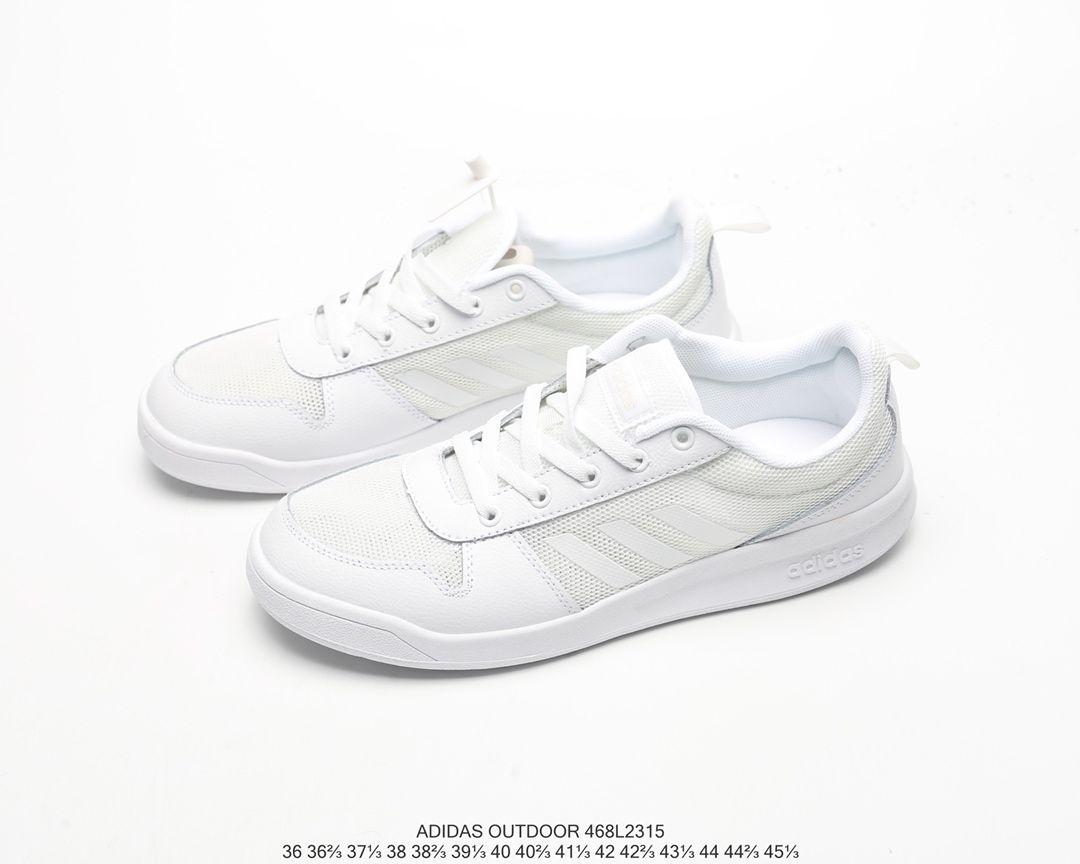 130Adidas Outdoor 阿迪达斯三叶草夏季透气低帮板鞋