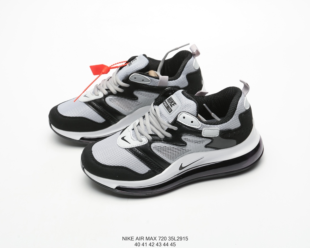 160#新款 Air气垫面积覆盖全掌 耐克Nike Air Max 720太空大气垫前卫运动慢跑鞋