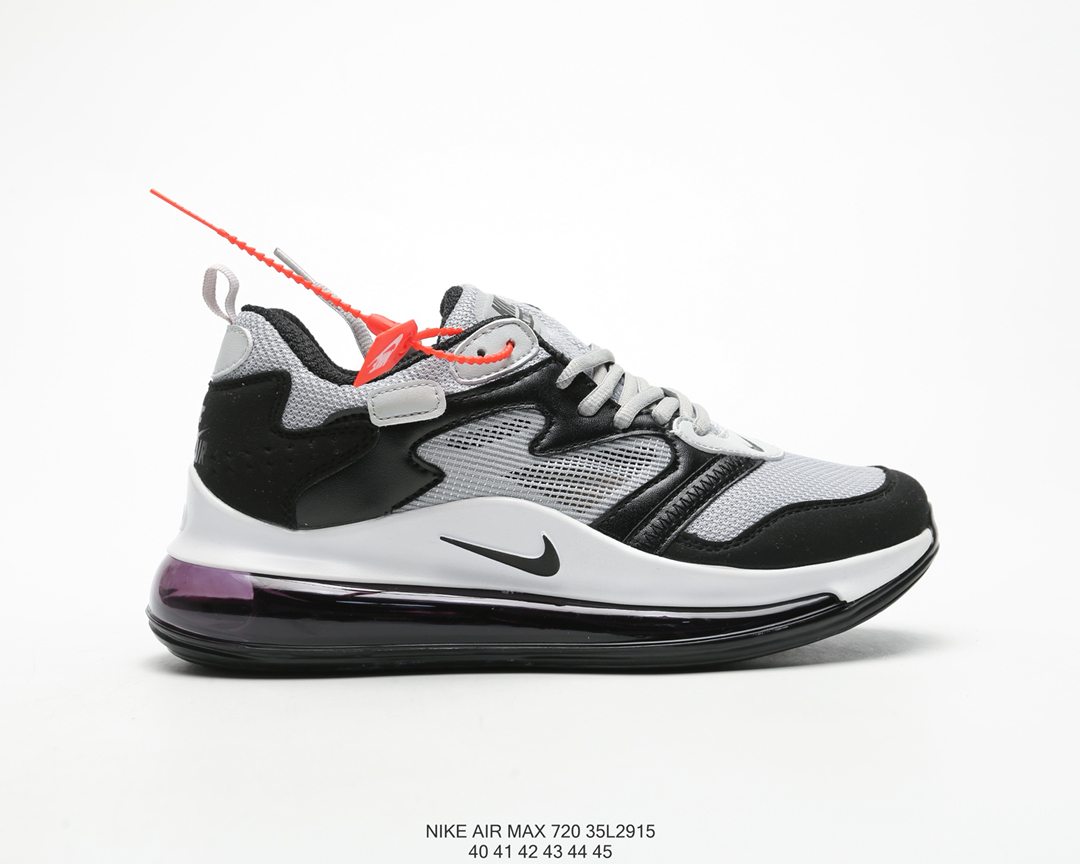 160#新款 Air气垫面积覆盖全掌 耐克Nike Air Max 720太空大气垫前卫运动慢跑鞋