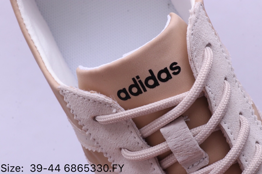 150【阿迪达斯 Adidas 】 阿迪达斯Adidas NIZZA 猪八革+网面 经典校园板鞋男士休闲小白鞋 DB0466
