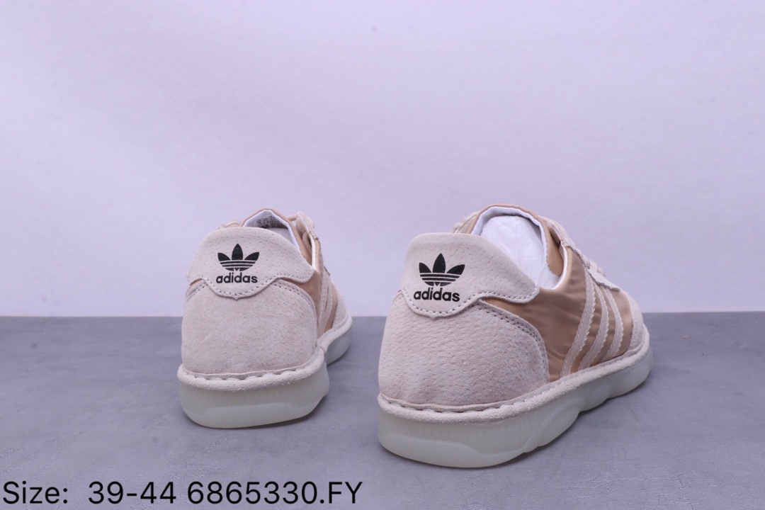 150【阿迪达斯 Adidas 】 阿迪达斯Adidas NIZZA 猪八革+网面 经典校园板鞋男士休闲小白鞋 DB0466