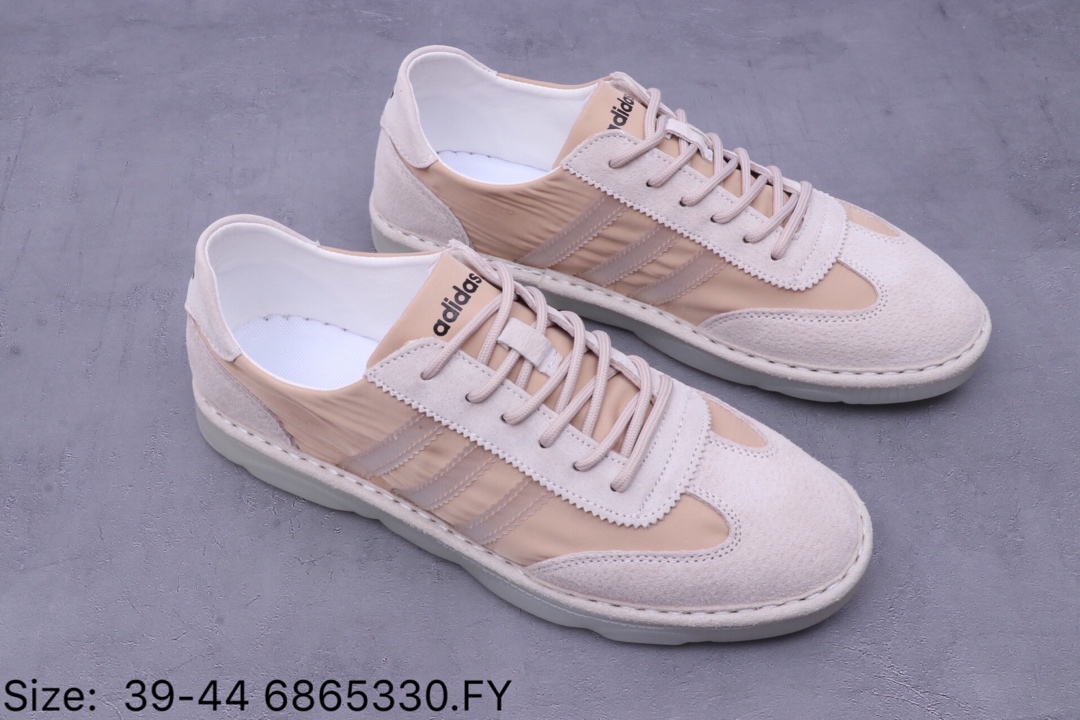 150【阿迪达斯 Adidas 】 阿迪达斯Adidas NIZZA 猪八革+网面 经典校园板鞋男士休闲小白鞋 DB0466