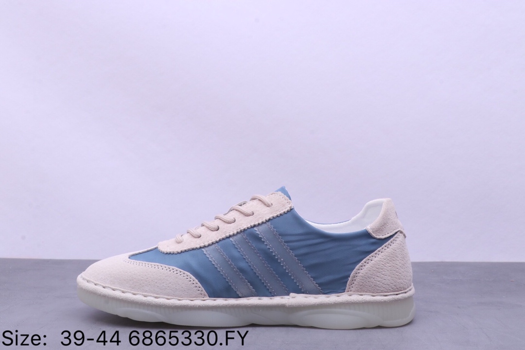 150【阿迪达斯 Adidas 】 阿迪达斯Adidas NIZZA 猪八革+网面 经典校园板鞋男士休闲小白鞋 DB0466