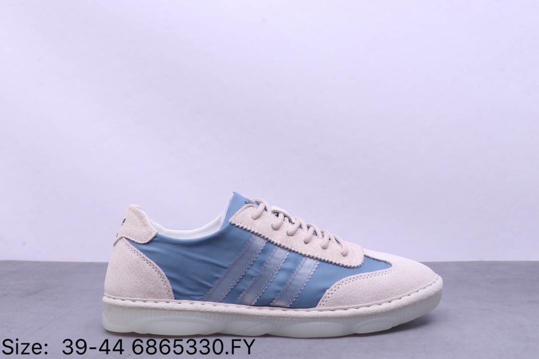 150【阿迪达斯 Adidas 】 阿迪达斯Adidas NIZZA 猪八革+网面 经典校园板鞋男士休闲小白鞋 DB0466