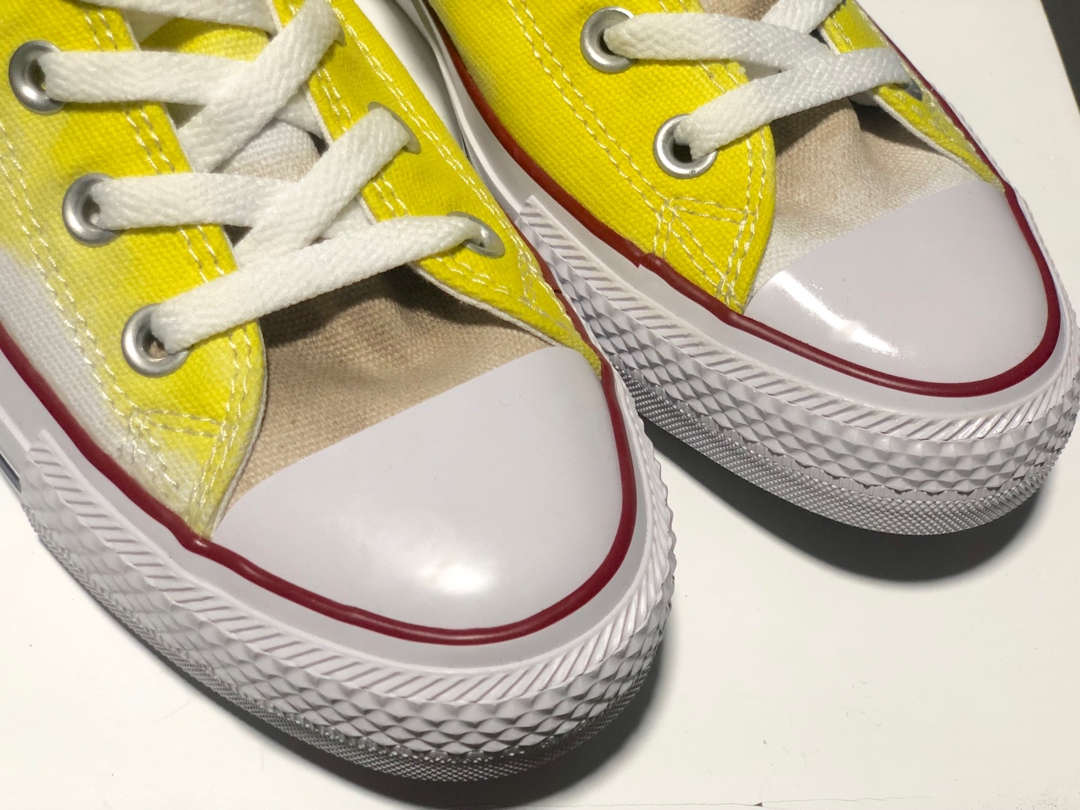 160匡威Converse Chuck all star 高帮硫化百搭运动板鞋“日落渐变黄”夏季全新面料水染效果 虎扑版本男女鞋 39.5 40 41 41.5 42 42.5 43 44