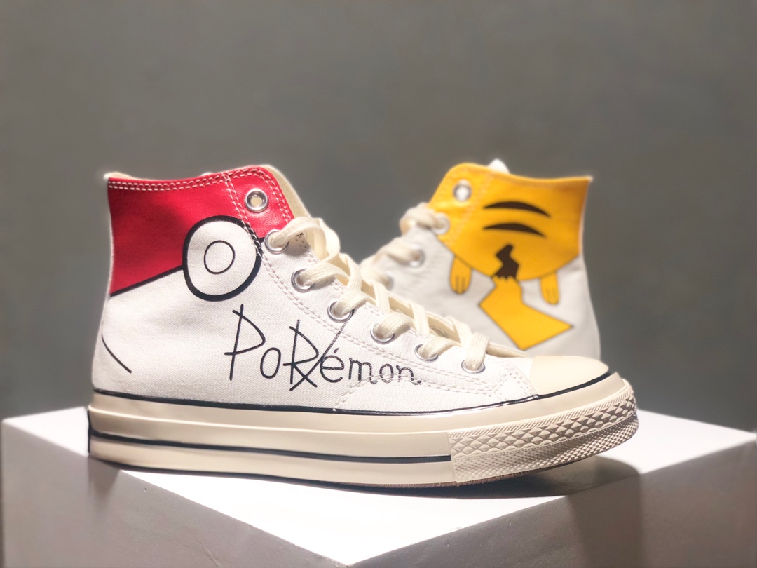 150最近热度极高的皮卡丘来了匡威CONVERSE X POKEMON 皮卡丘 限定联名