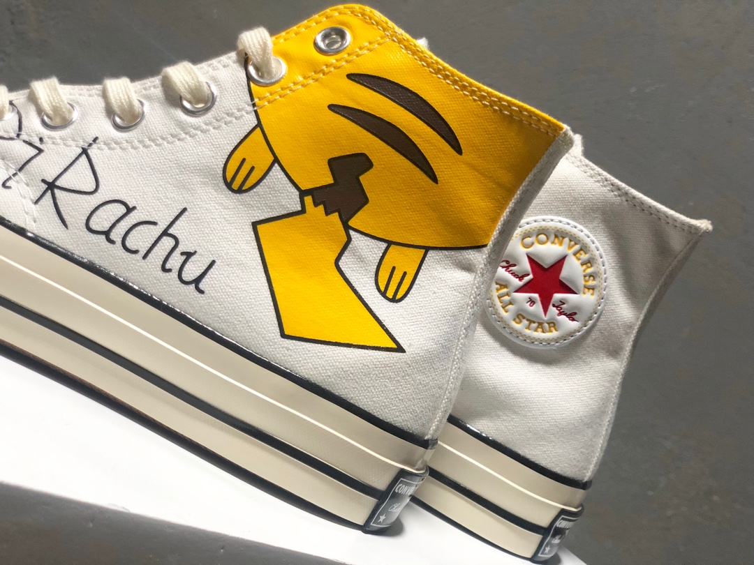 150最近热度极高的皮卡丘来了匡威CONVERSE X POKEMON 皮卡丘 限定联名