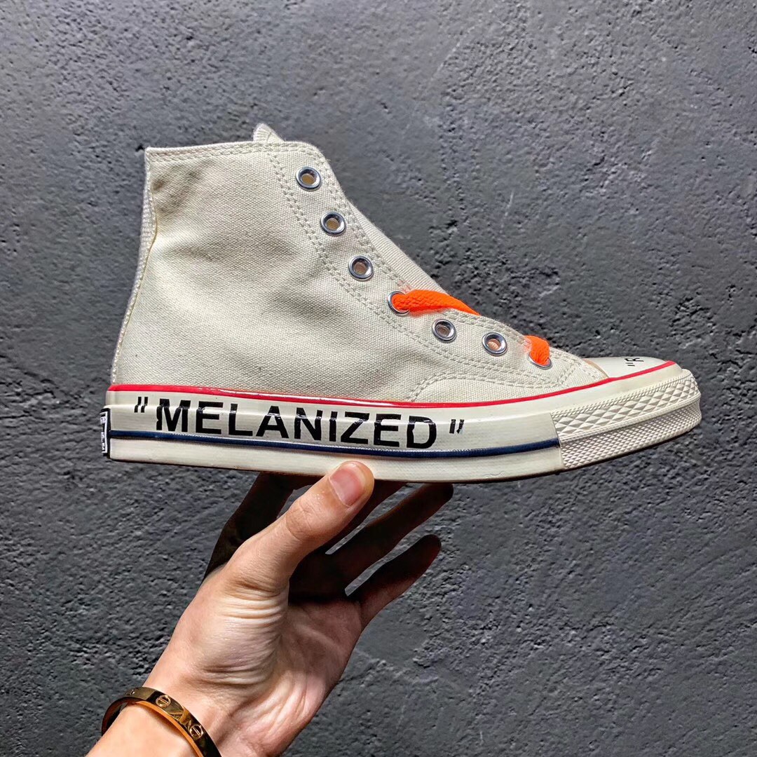 99 THE TEN联名款Off-White x Chuck 70 Taylor 1970s 滑板鞋帆布鞋联名匡威 区