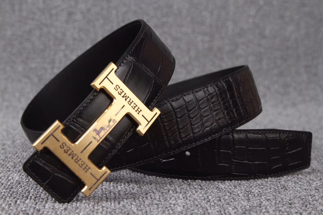 I0 Hermes 爱玛仕 腰带 高端品质宽度3.8CM进口牛皮双面原版皮质感柔软 手感极佳好货上手即知 上身郊果棒 商务休闲