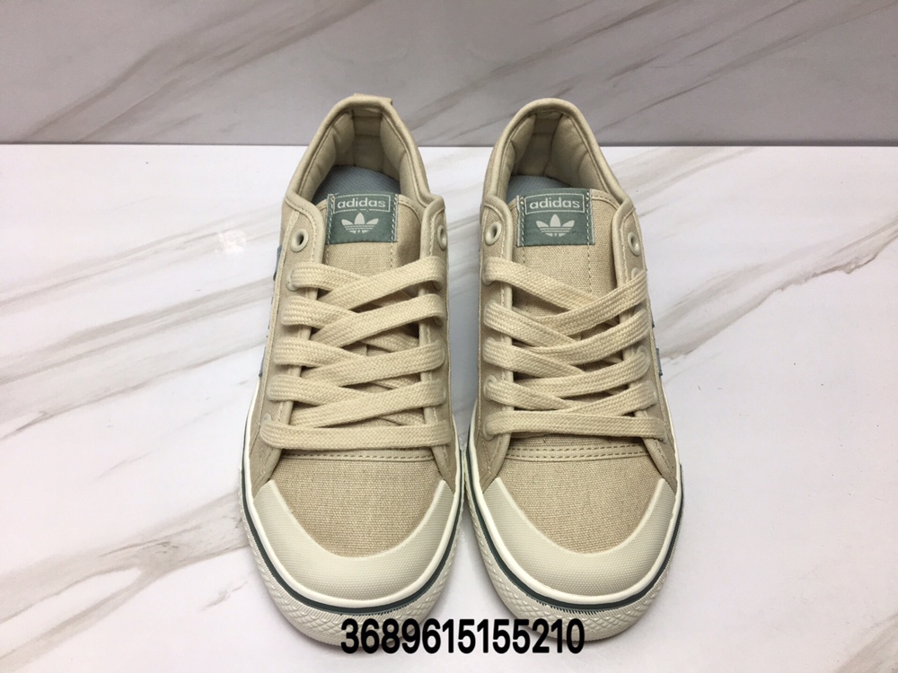 90阿迪达斯三叶草板鞋 NIZZA 小白鞋黑白复古滑板鞋 帆布鞋男女板鞋