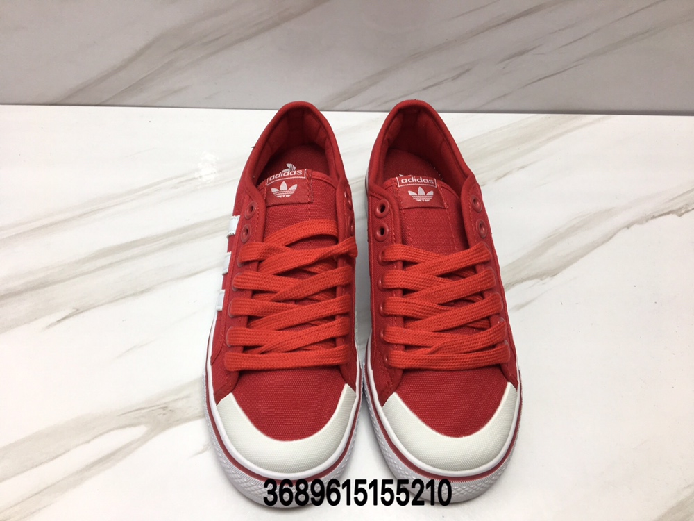 90阿迪达斯三叶草板鞋 NIZZA 小白鞋黑白复古滑板鞋 帆布鞋男女板鞋