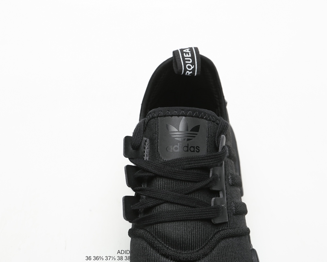 240 Adidas NMD R1  Primeknit Triple Black 针织面原装进口Boost原料 高密度弹性针织 首发新配色 BD8026