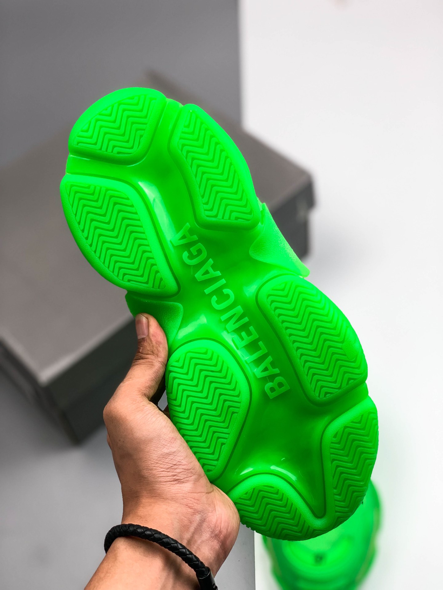 500 巴黎世家/Balenciaga 2020气垫款复古老爹鞋/ 全组合氮气大底 水晶透明底 原厂材质